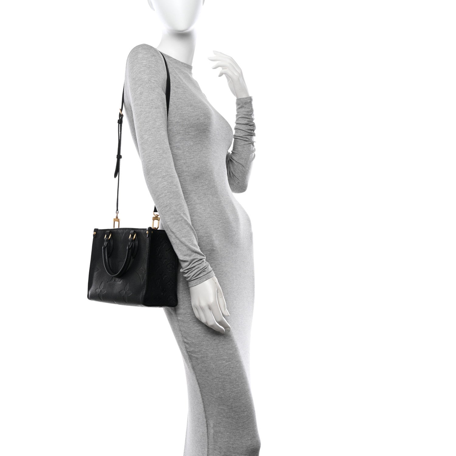 Louis Vuitton Empreinte Monogram Giant Onthego PM Black 2 of 11