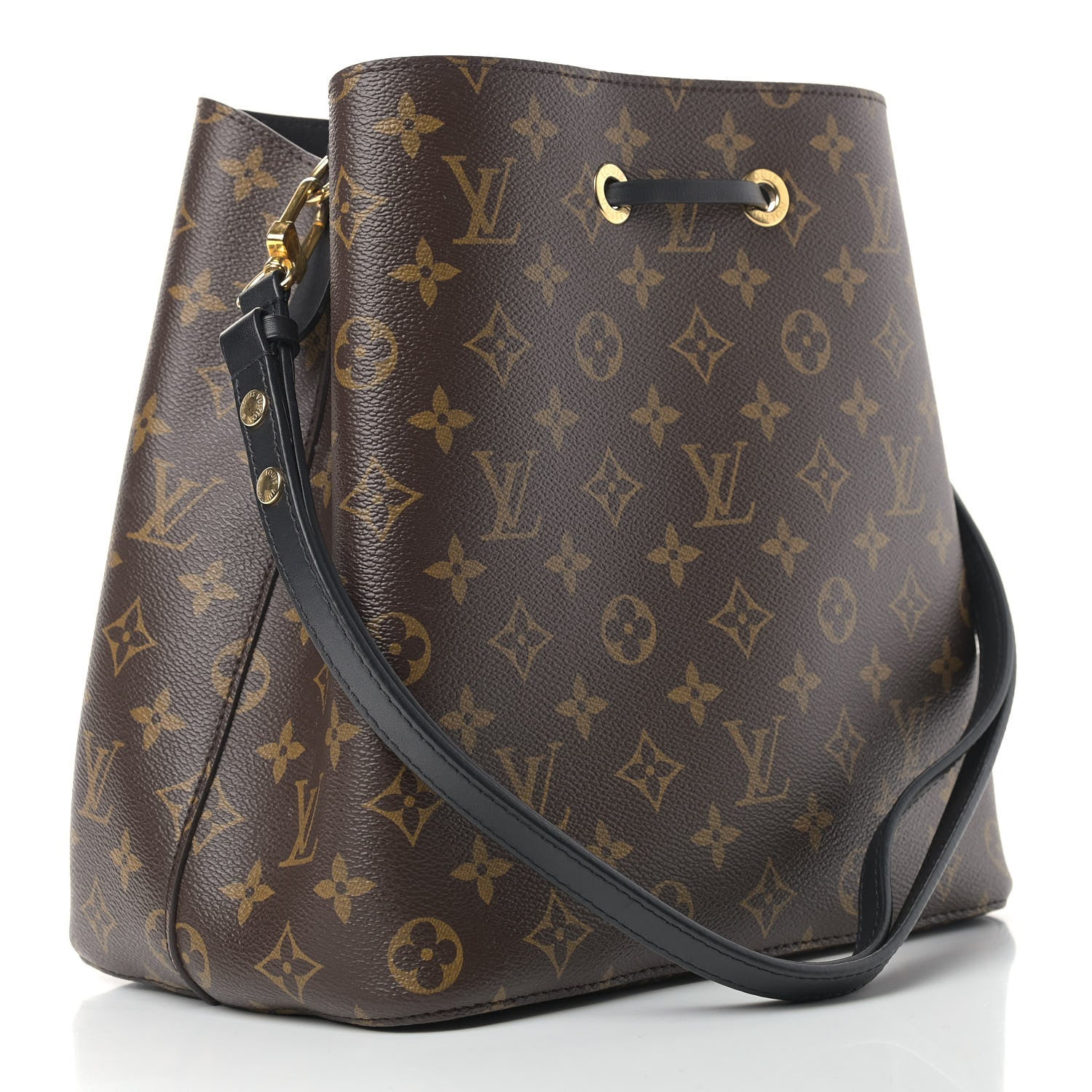 Louis Vuitton Monogram Neonoe MM Black 3 of 13