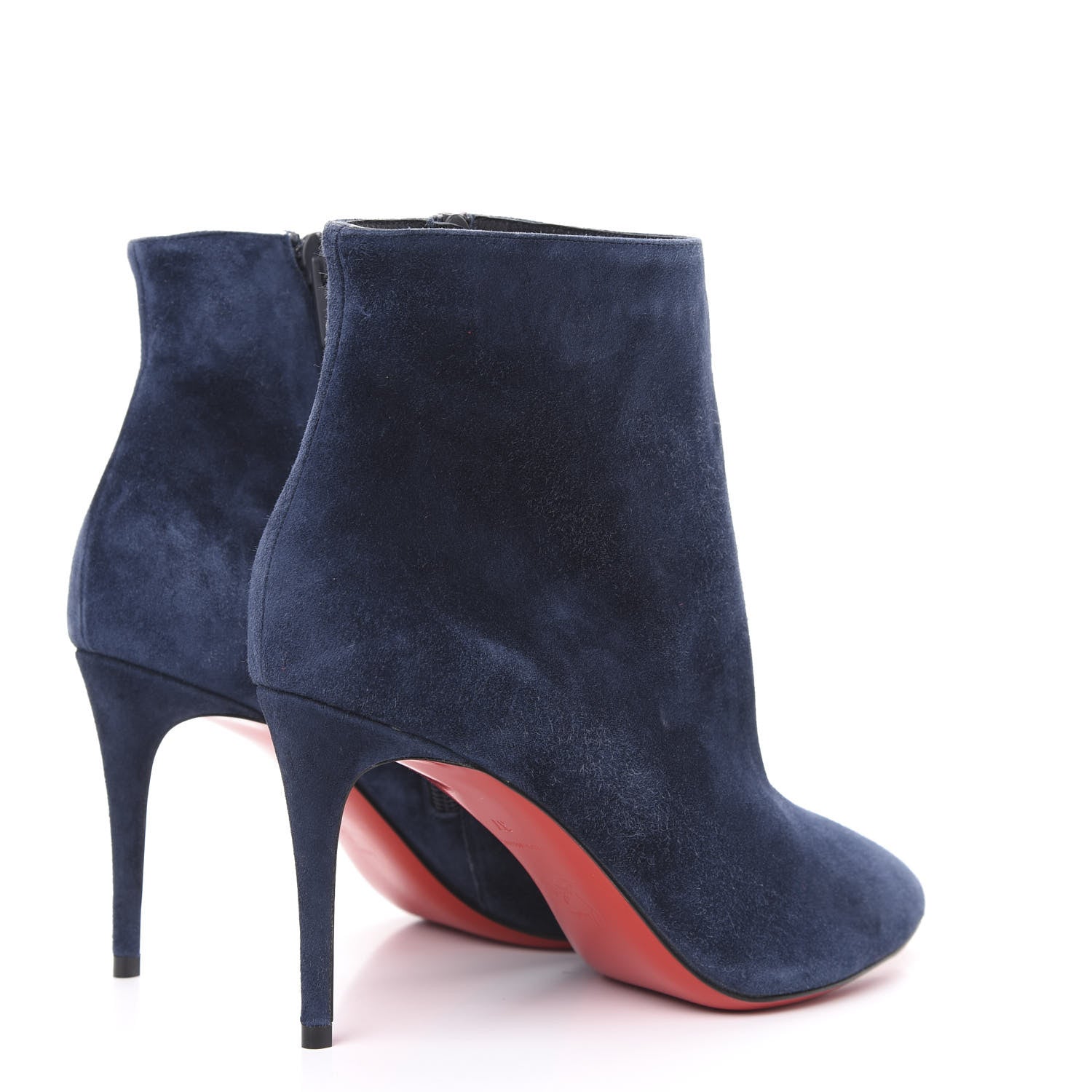 Christian Louboutin Veau Velours Eloise Booty 85 Ankle Boots 37 Bavarois 4 of 10