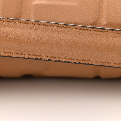 Fendi Nappa FF 1974 Embossed Baguette Miele Scuro 15 of 15