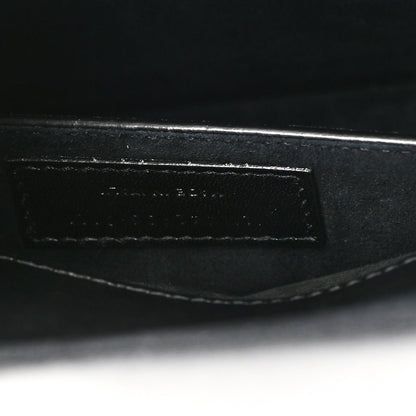 Saint Laurent Calfskin Medium Monogram Sunset Black 16 of 17