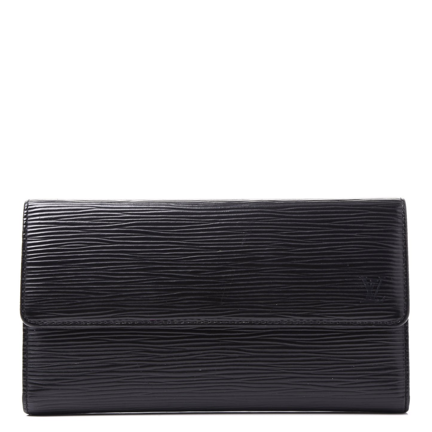 Epi Porte Tresor International Wallet Black