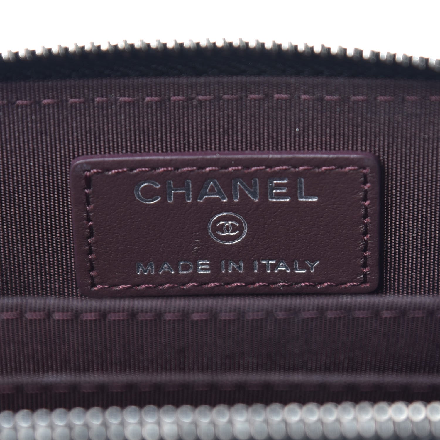 Chanel Grained Calfskin Neo Executive Zip Coin Purse Black 6 of 9