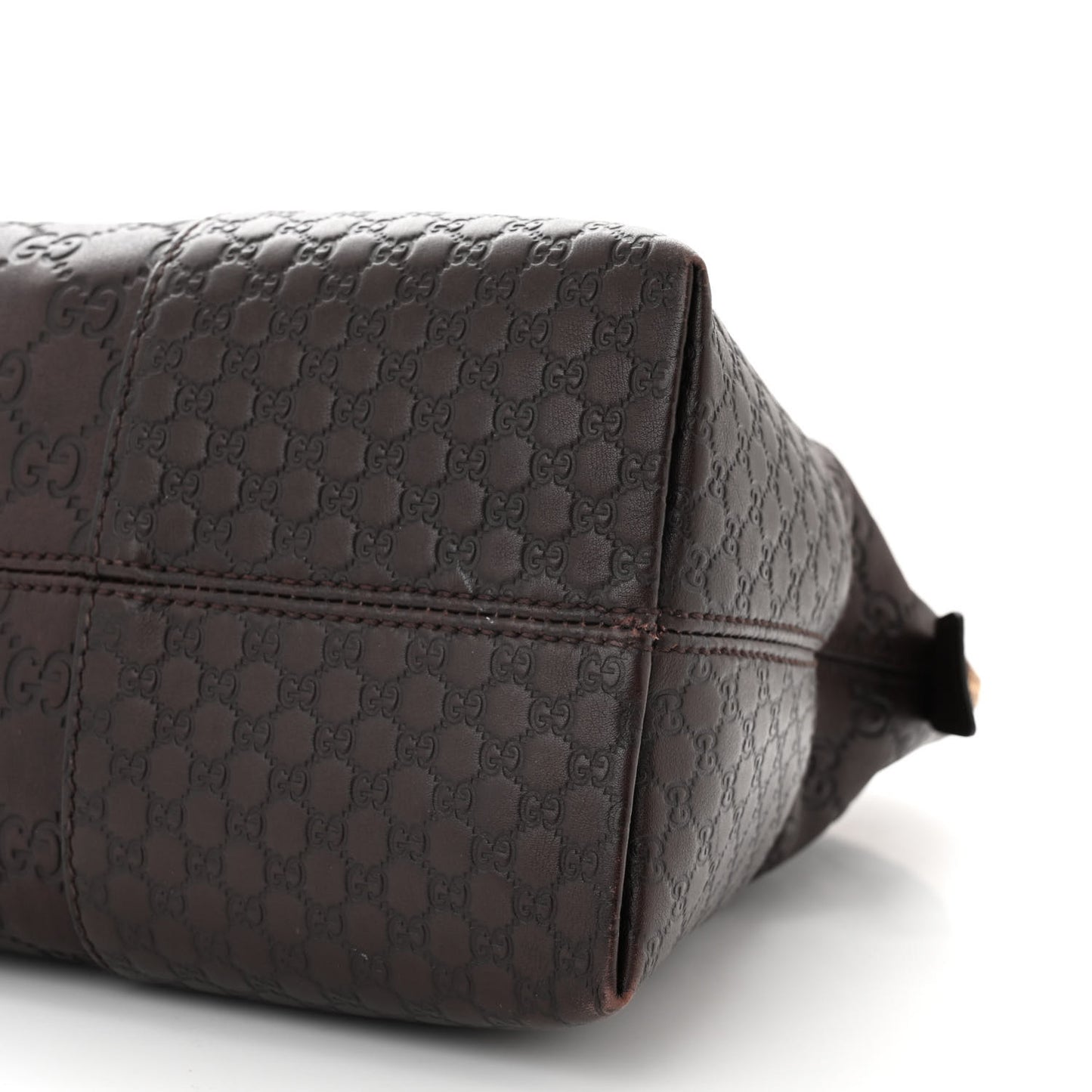 Guccissima Medium Bree Shoulder Bag Chocolate