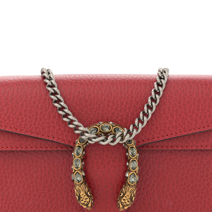 Gucci Calfskin Super Mini Dionysus Shoulder Bag Hibiscus Red 7 of 10