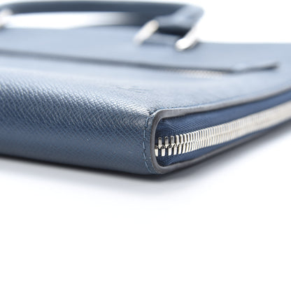 Louis Vuitton Taiga Porte-Documents Slim Bleu Marine 10 of 20