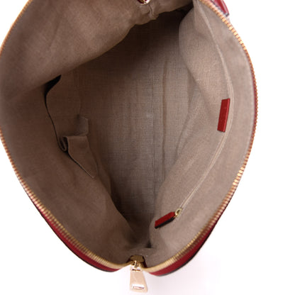 Gucci Monogram Medium Bree Shoulder Bag Red 5 of 9