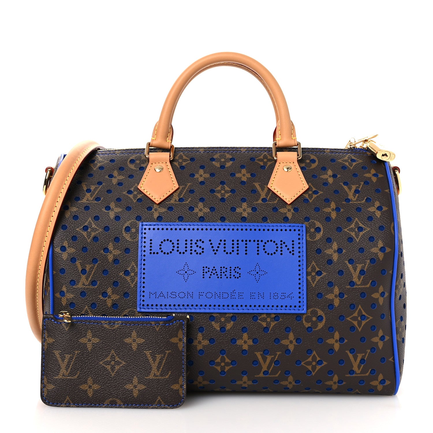 Louis Vuitton Monogram Perforated Speedy 30 Fuchsia 1913573