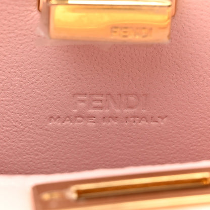 Fendi Shiny Nappa Nano Peekaboo Maxi Handle Satchel Rosa Confetto 7 of 11