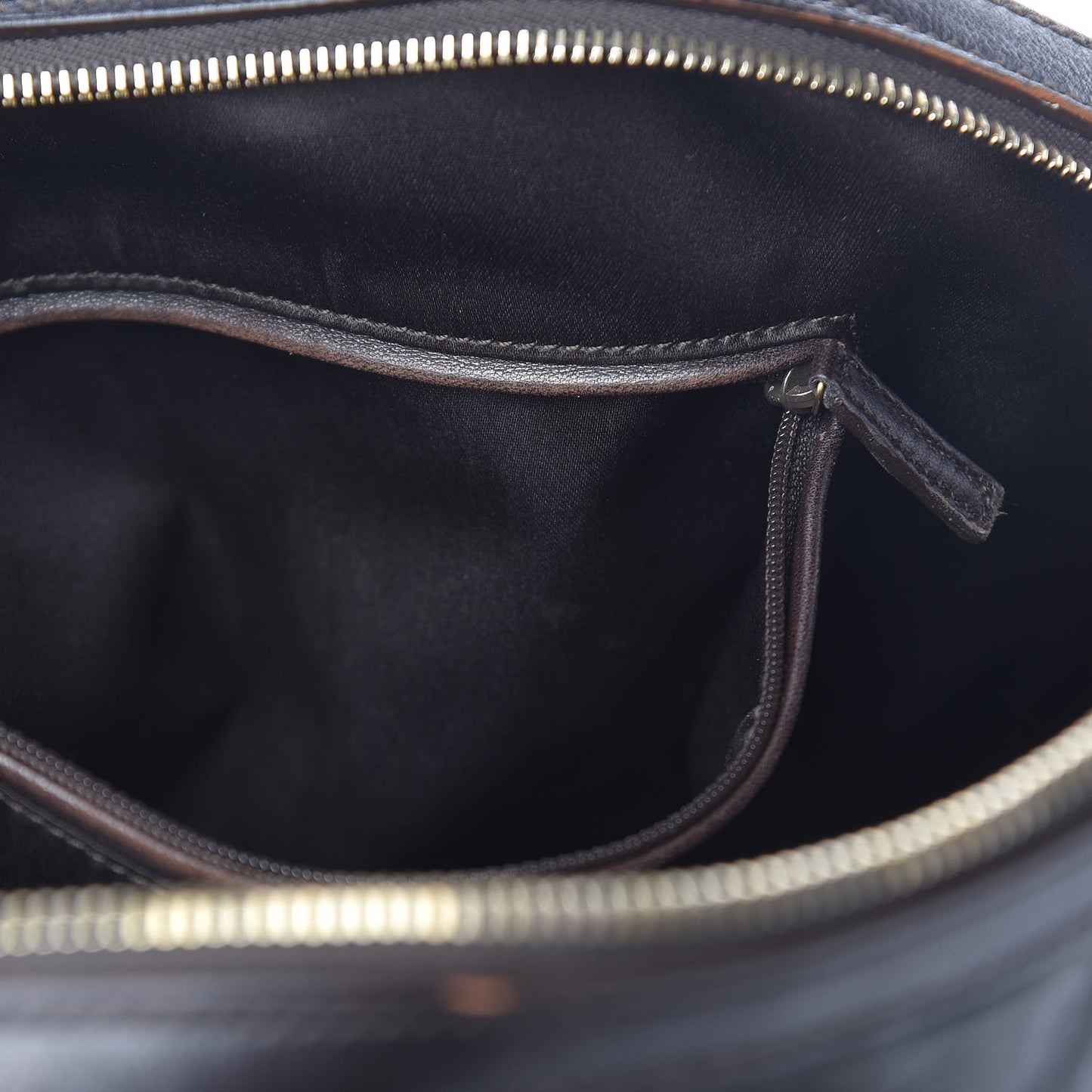 Calfskin Large Muse Dark Brown