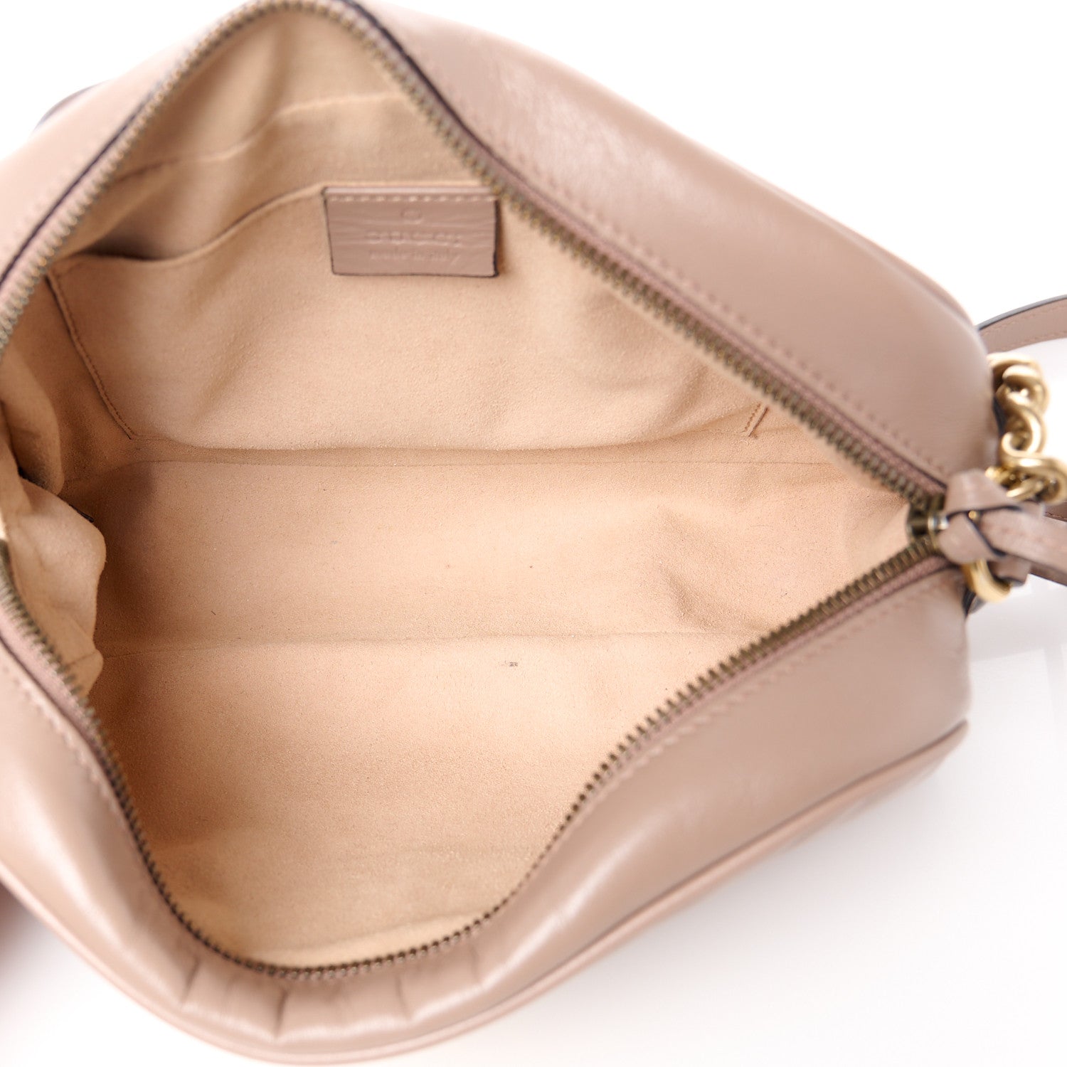 Gucci Calfskin Matelasse Small GG Marmont Chain Shoulder Bag Porcelain Rose 5 of 11