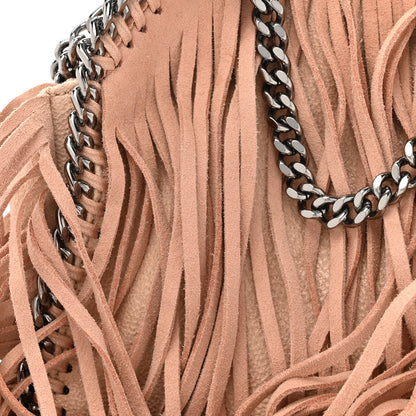 Stella McCartney Shaggy Deer Fringe Tiny Falabella Tote Powder 7 of 10