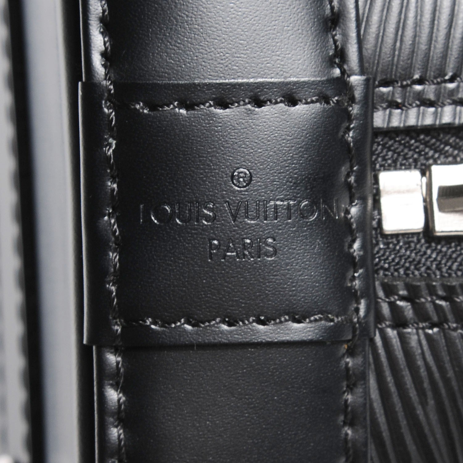 Louis Vuitton Epi Alma PM Black 6 of 8