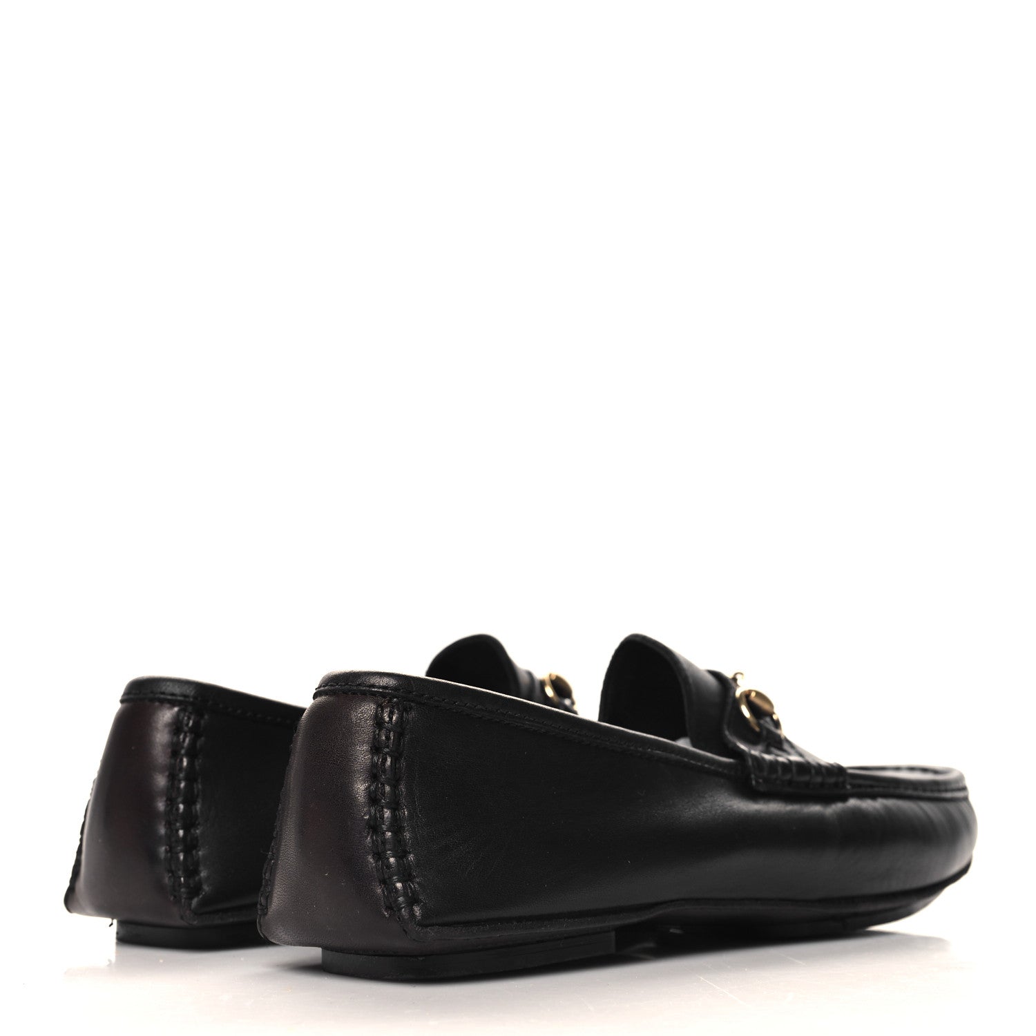 Gucci Calfskin Mens Horsebit Loafers 10 Brown 5 of 9