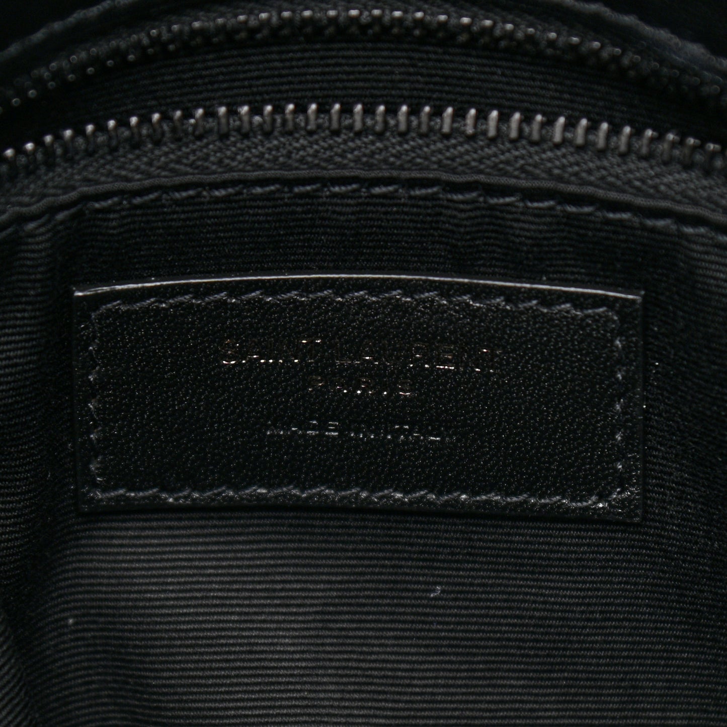 Lambskin Quilted Medium Loulou Puffer Monogram Chain Satchel Black