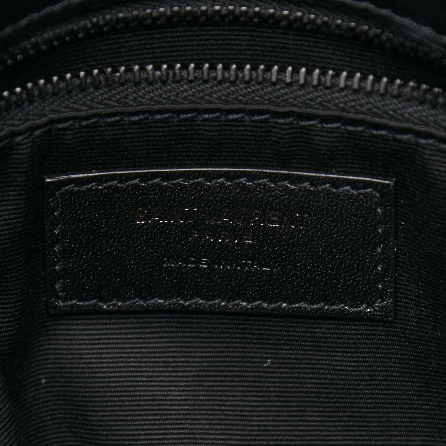 Saint Laurent Lambskin Quilted Medium Loulou Puffer Monogram Chain Satchel Black 7 of 11