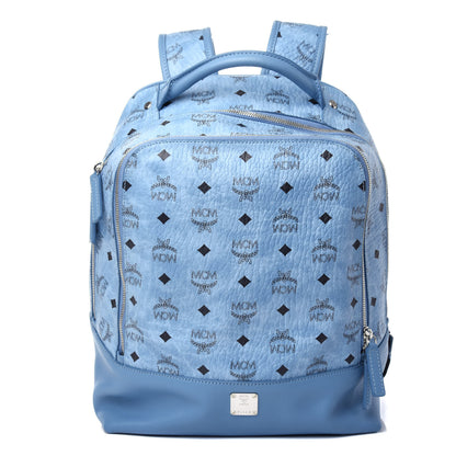 MCM Visetos Backpack Denim 1 of 8