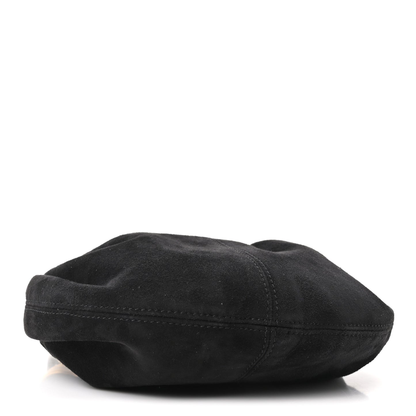 Suede Mini Bracelet Hobo Bag Black
