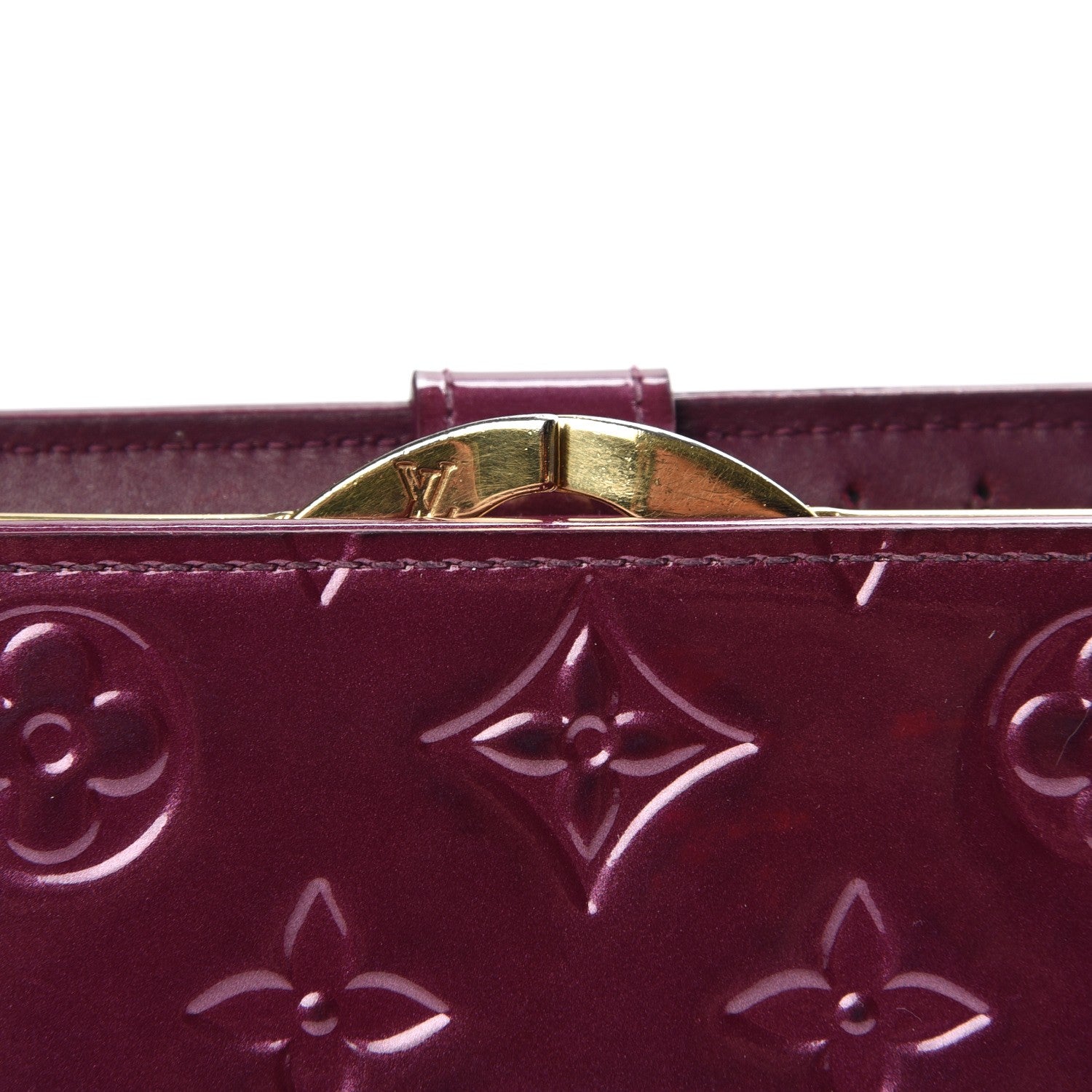 Louis Vuitton Vernis French Purse Wallet Violet 9 of 14