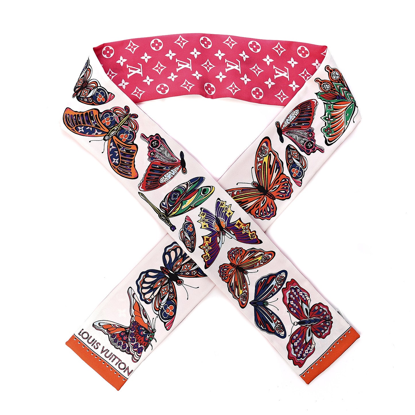 Silk Monogram World Of Love Bandeau White