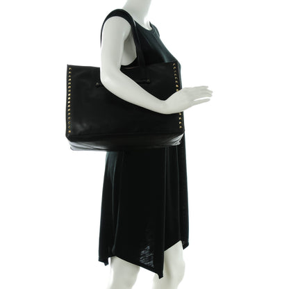Valentino Garavani Nappa Medium Rockstud Soft Tote Black 2 of 8