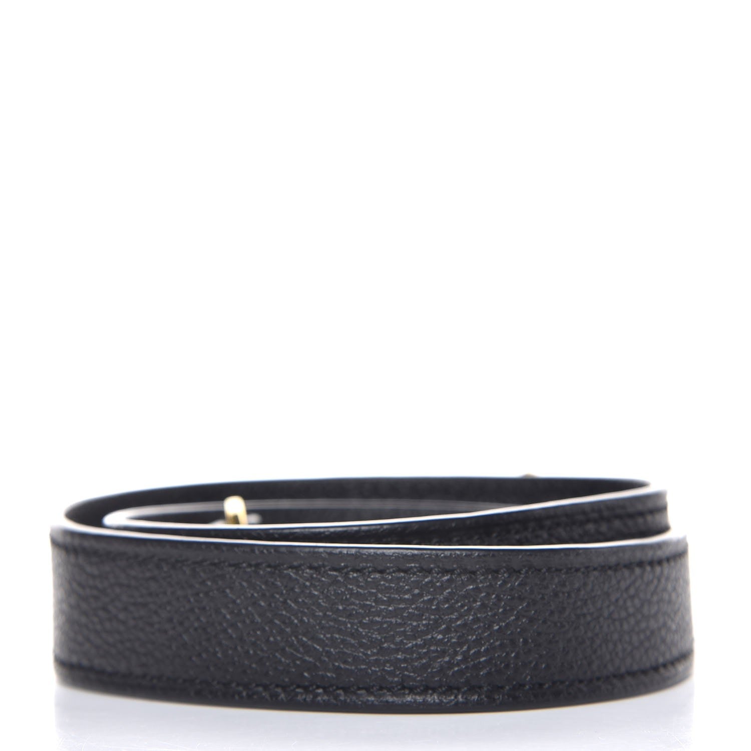 Louis Vuitton Calfskin Montaigne Shoulder Strap Black 2 of 3