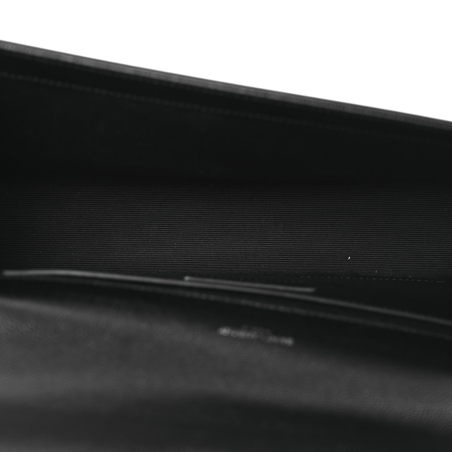 Grain De Poudre Medium Classic Monogram Kate Satchel Black