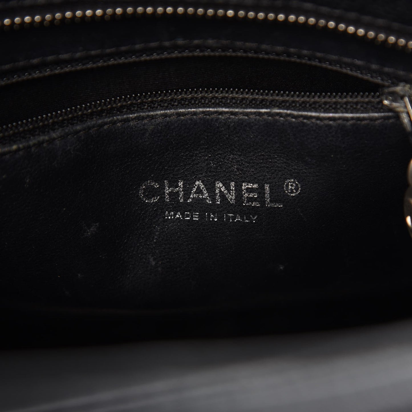 Caviar Quilted Medallion Tote Black