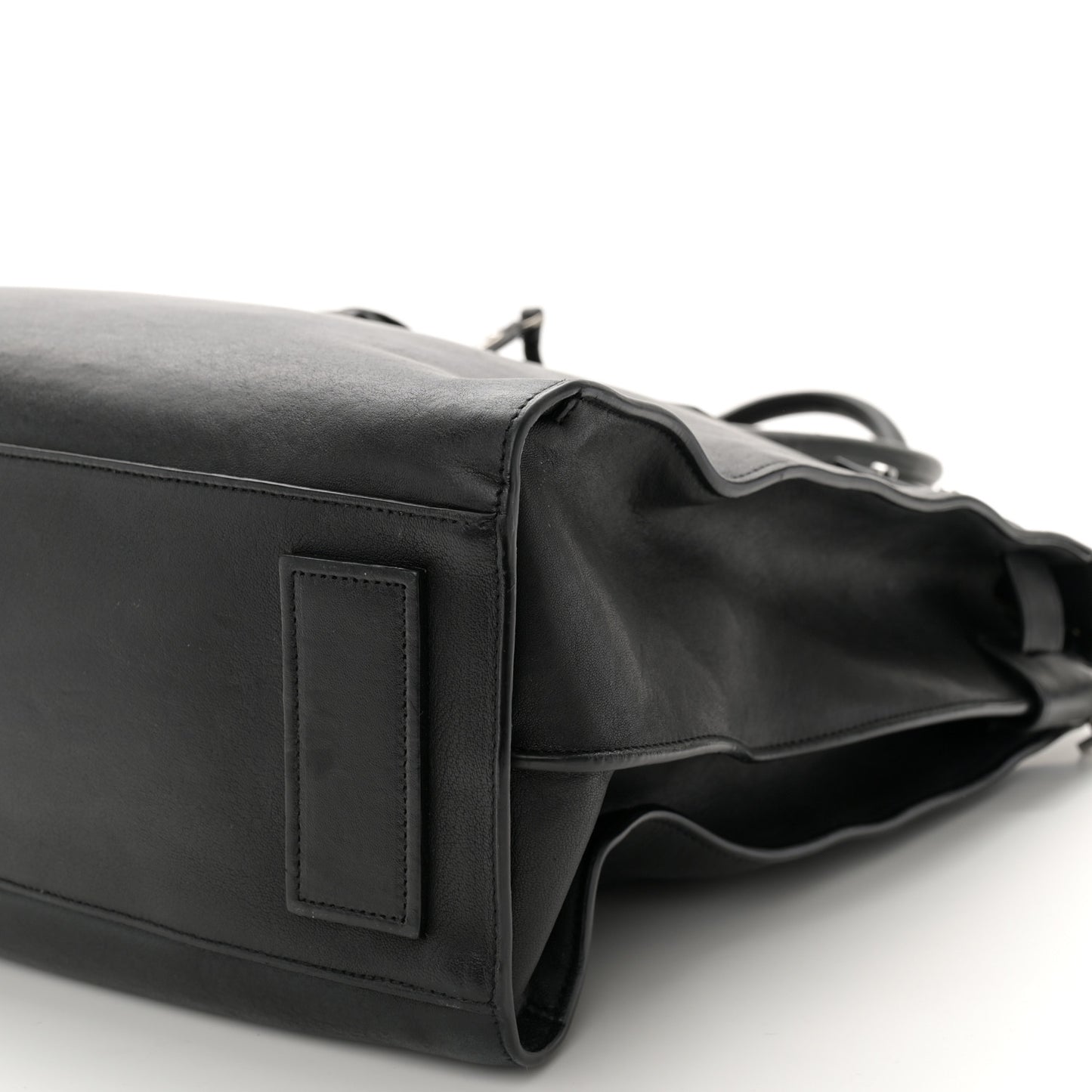 Grained Calfskin Sac De Jour Souple North South Tote Black