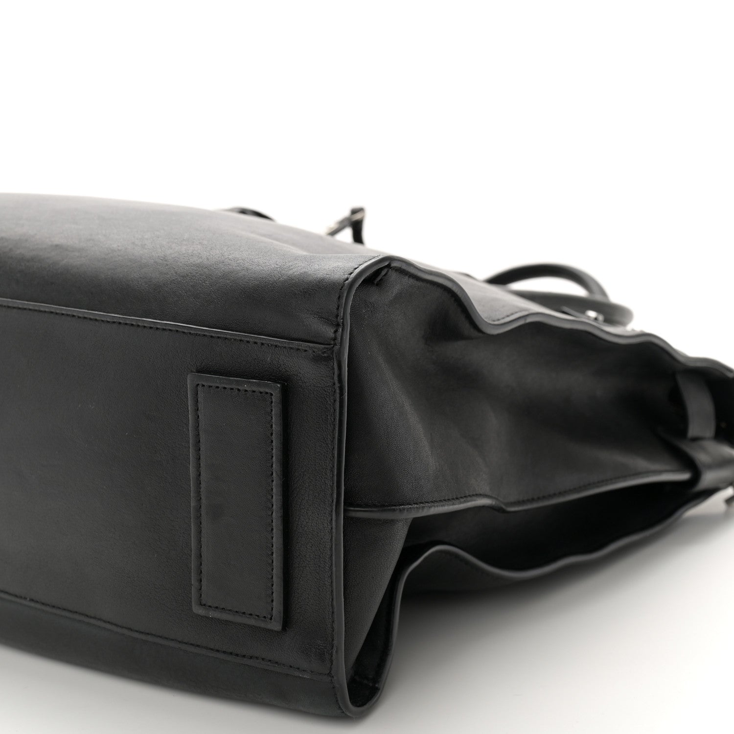 Saint Laurent Grained Calfskin Sac De Jour Souple North South Tote Black 10 of 11