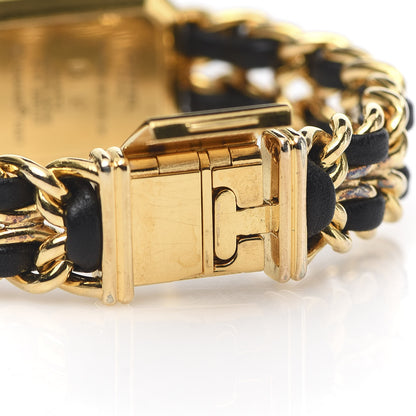 Chanel Stainless Steel Lambskin 20mm Chain Premiere Quartz Watch Gold M 6 of 6