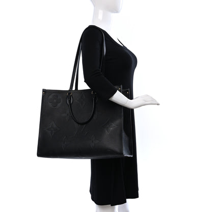Louis Vuitton Empreinte Monogram Giant Onthego GM Black 2 of 8