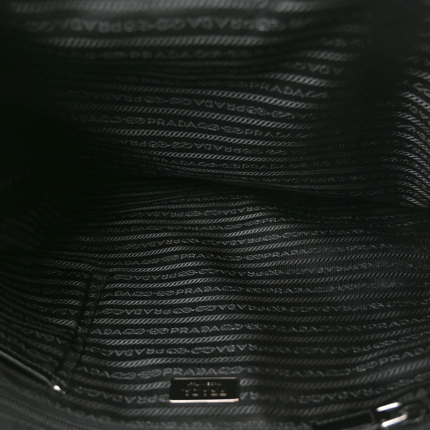 Tessuto Nylon Soft Calfskin Tote Black