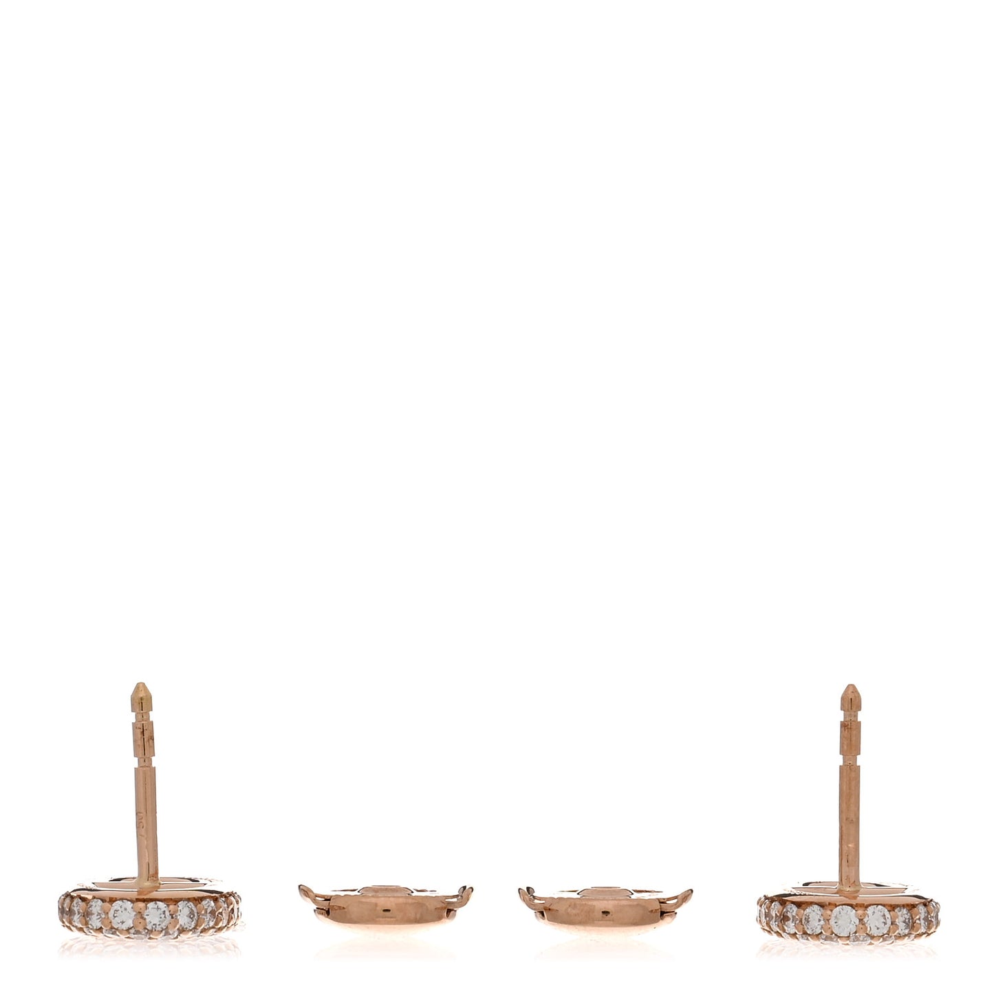 18K Rose Gold Diamond New Farandole Earrings