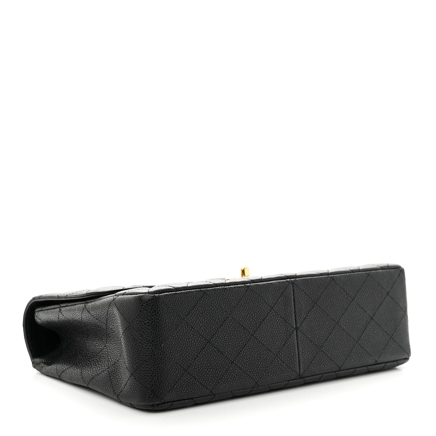 Caviar Quilted Jumbo Single Flap Black