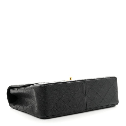 Chanel Caviar Quilted Jumbo Single Flap Black 4 of 10