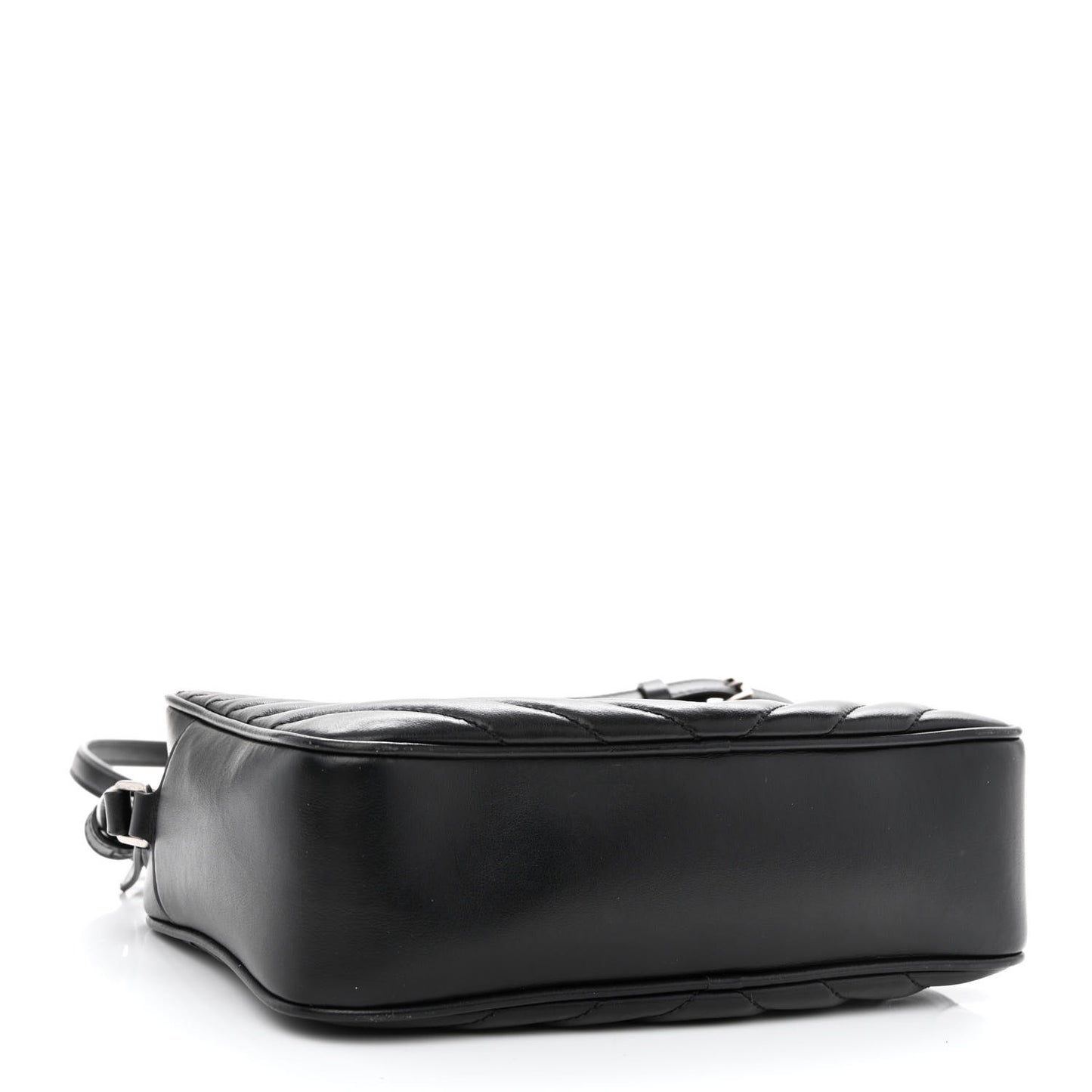 Calfskin Matelasse Monogram Lou Camera Bag Black