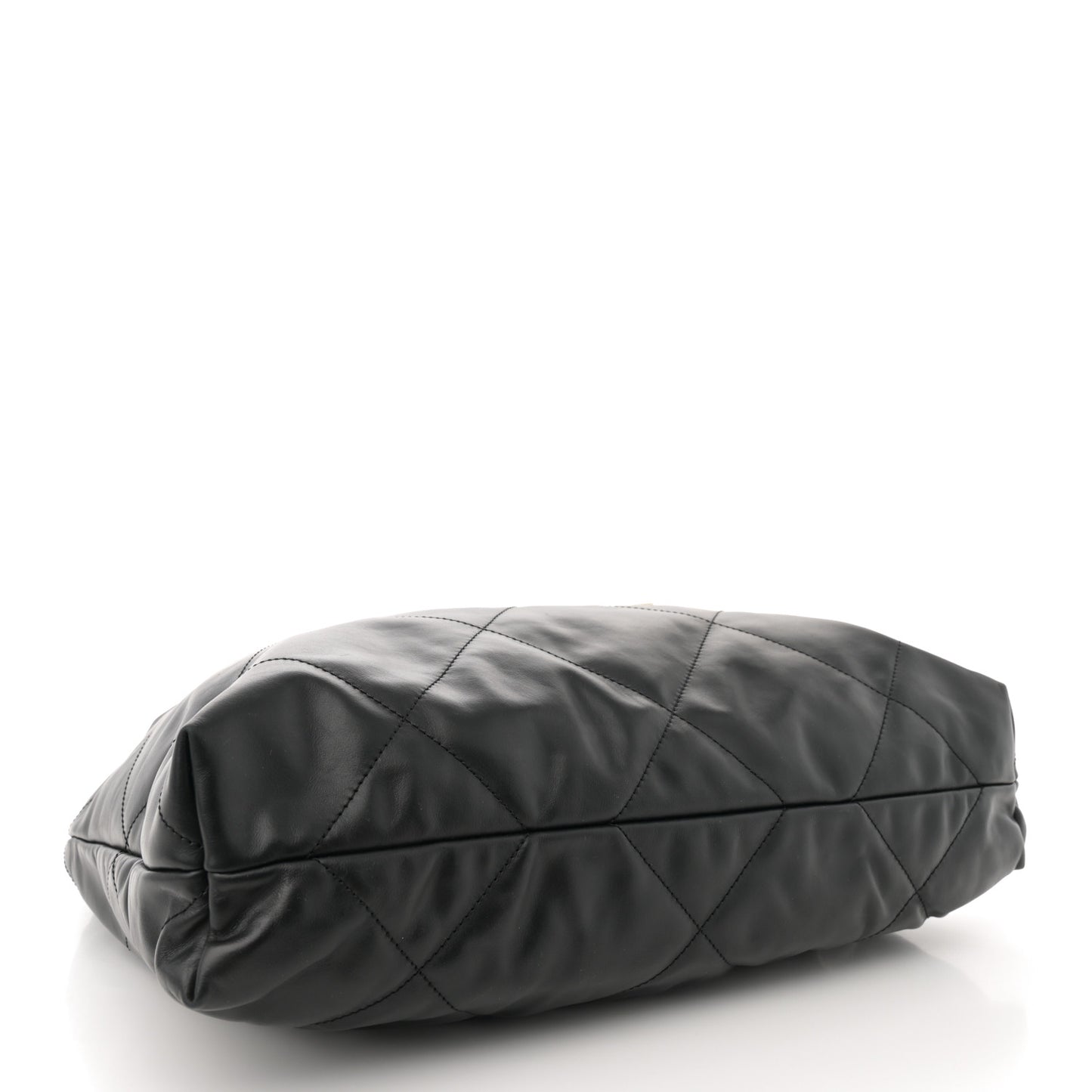 Calfskin Quilted Chanel 22 Black