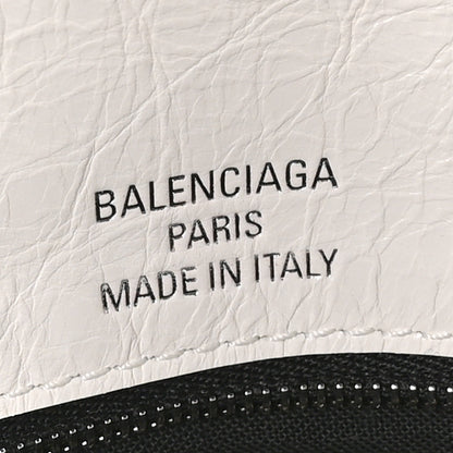 Balenciaga Peach Calfskin Small BB Soft Flap Bag Optic White 6 of 10