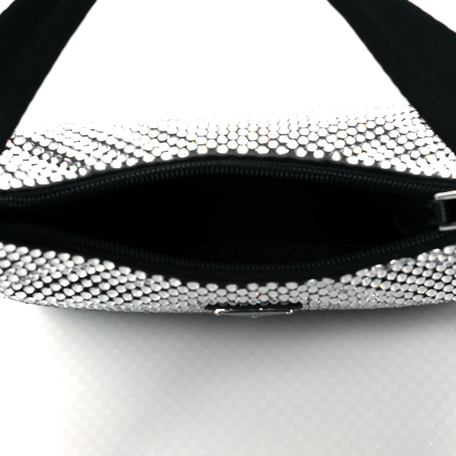 Prada Satin Crystal Mini Re-Edition 2000 Bag Cristal 5 of 11
