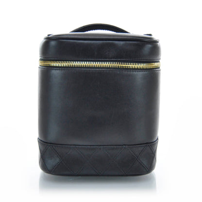 Chanel Lambskin Vanity Cosmetic Bag Black 1 of 9