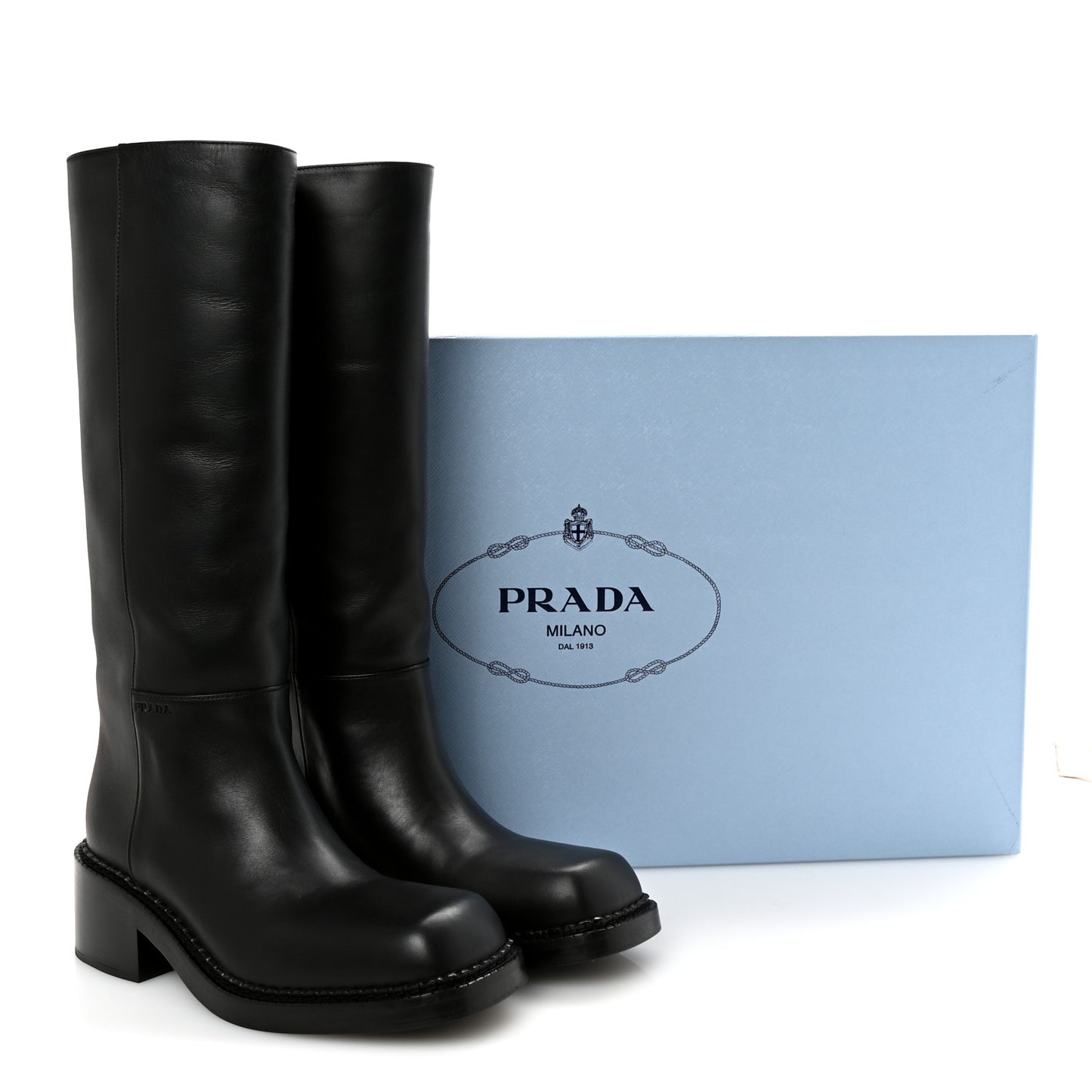 Vitello Lux From The Runway Tall Boots 38 Black
