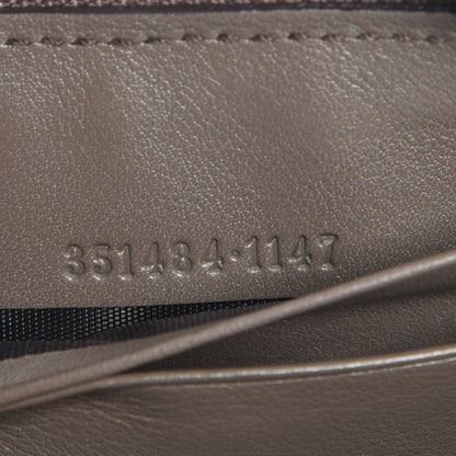 Gucci Vitello Range Soho Compact Disco Zip Around Wallet Grey Field 8 of 8