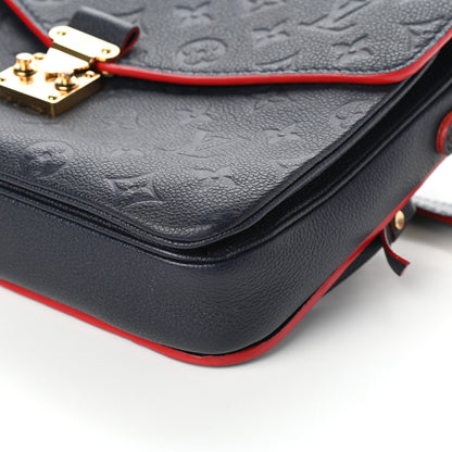 Louis Vuitton Empreinte Pochette Metis Marine Rouge 9 of 9