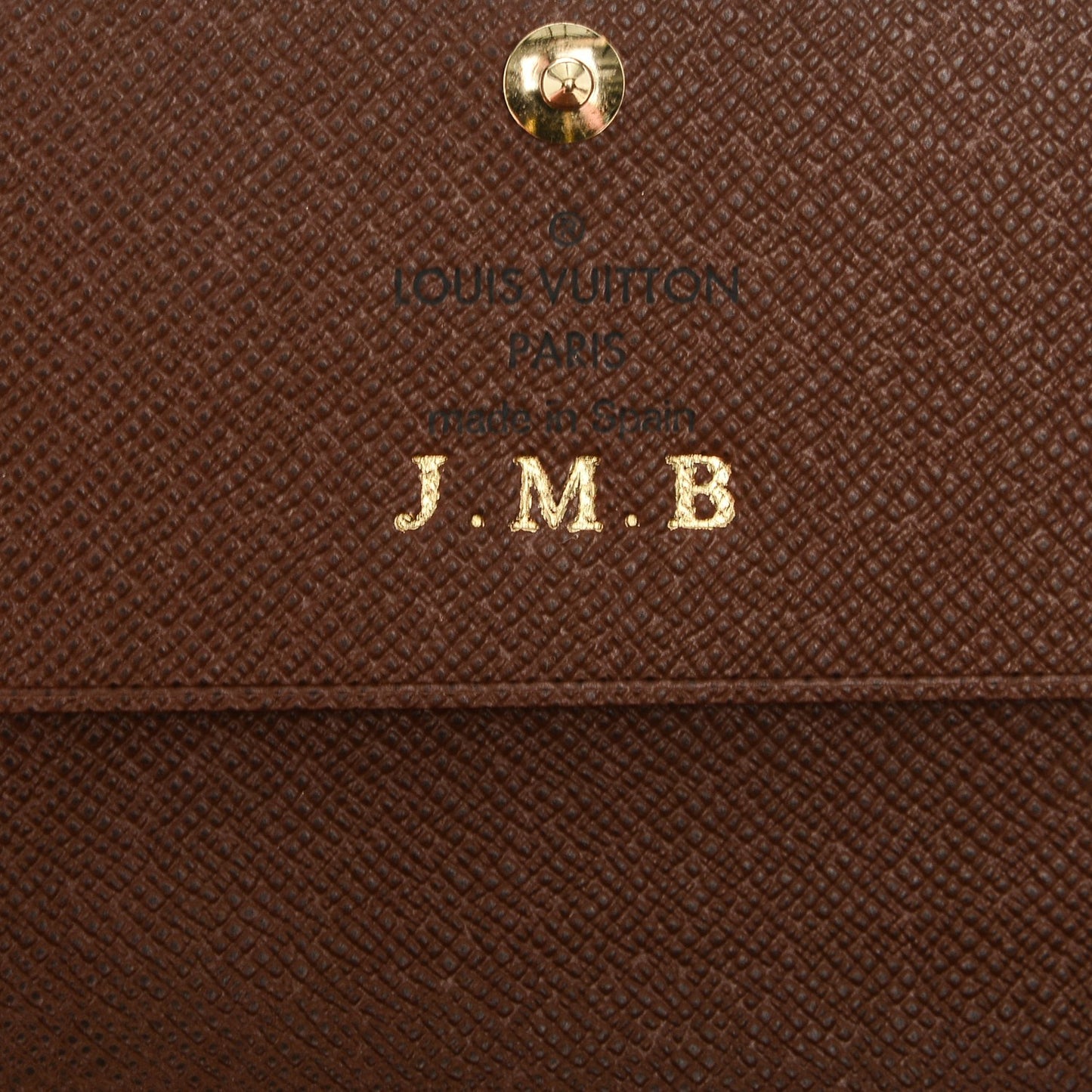 Monogram Business Card Holder