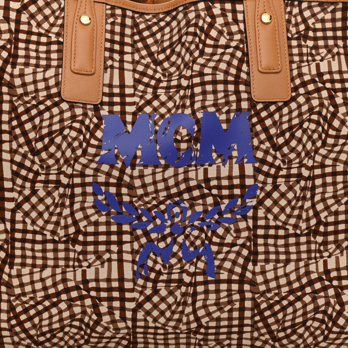 Visetos Large Liz Reversible Shopper Tote Cognac