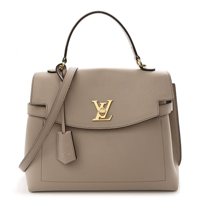 Louis Vuitton Soft Calfskin Lockme Ever MM Greige 1 of 9