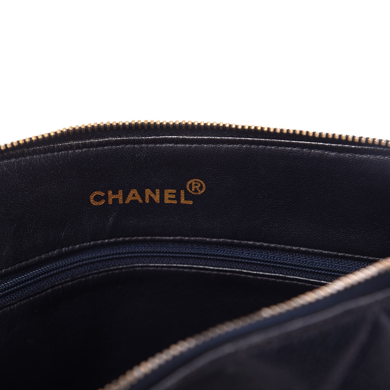 Chanel Caviar CC Tote Navy 8 of 10