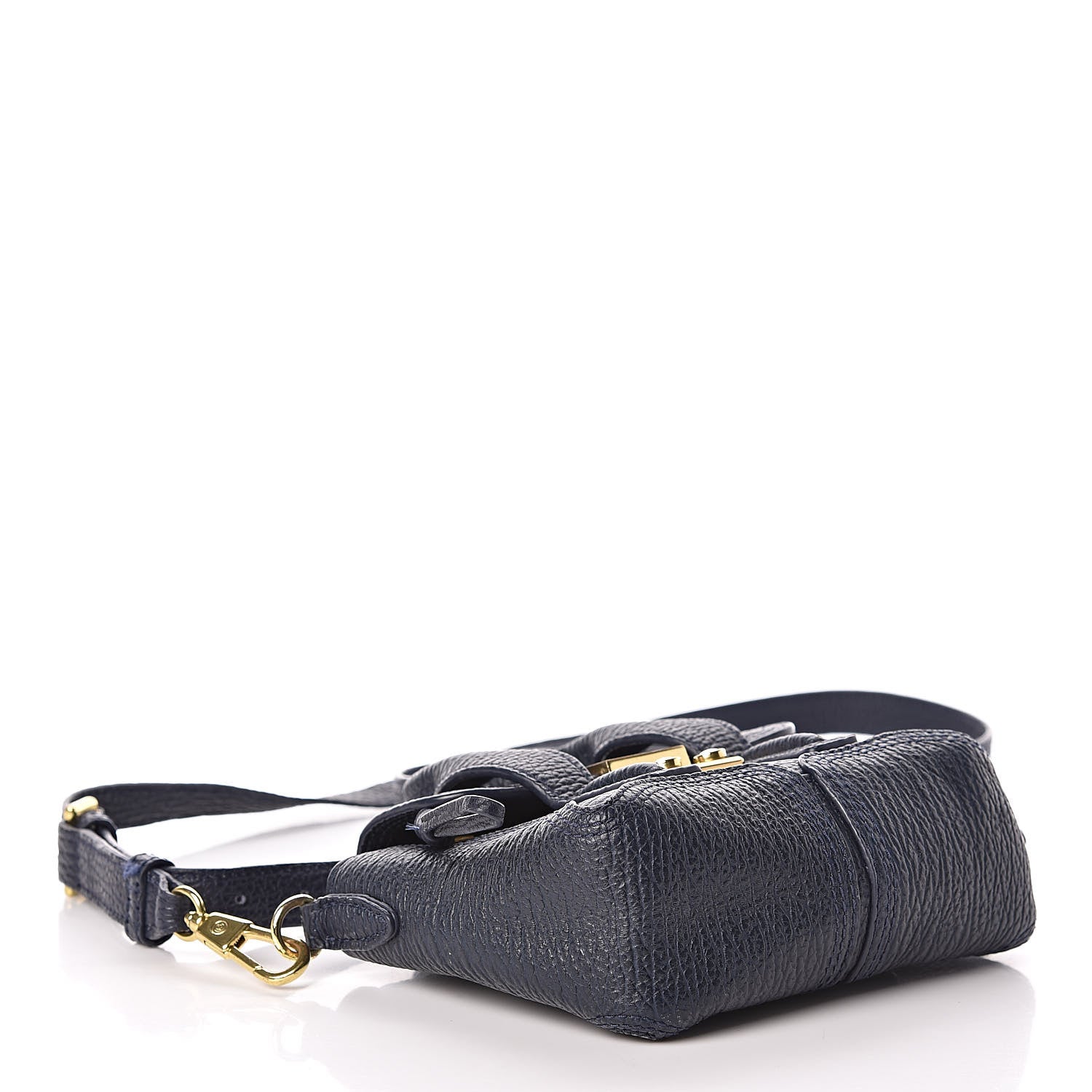 3.1 Phillip Lim 3.1 Textured Calfskin Nano Pashli Satchel Ink 4 of 10