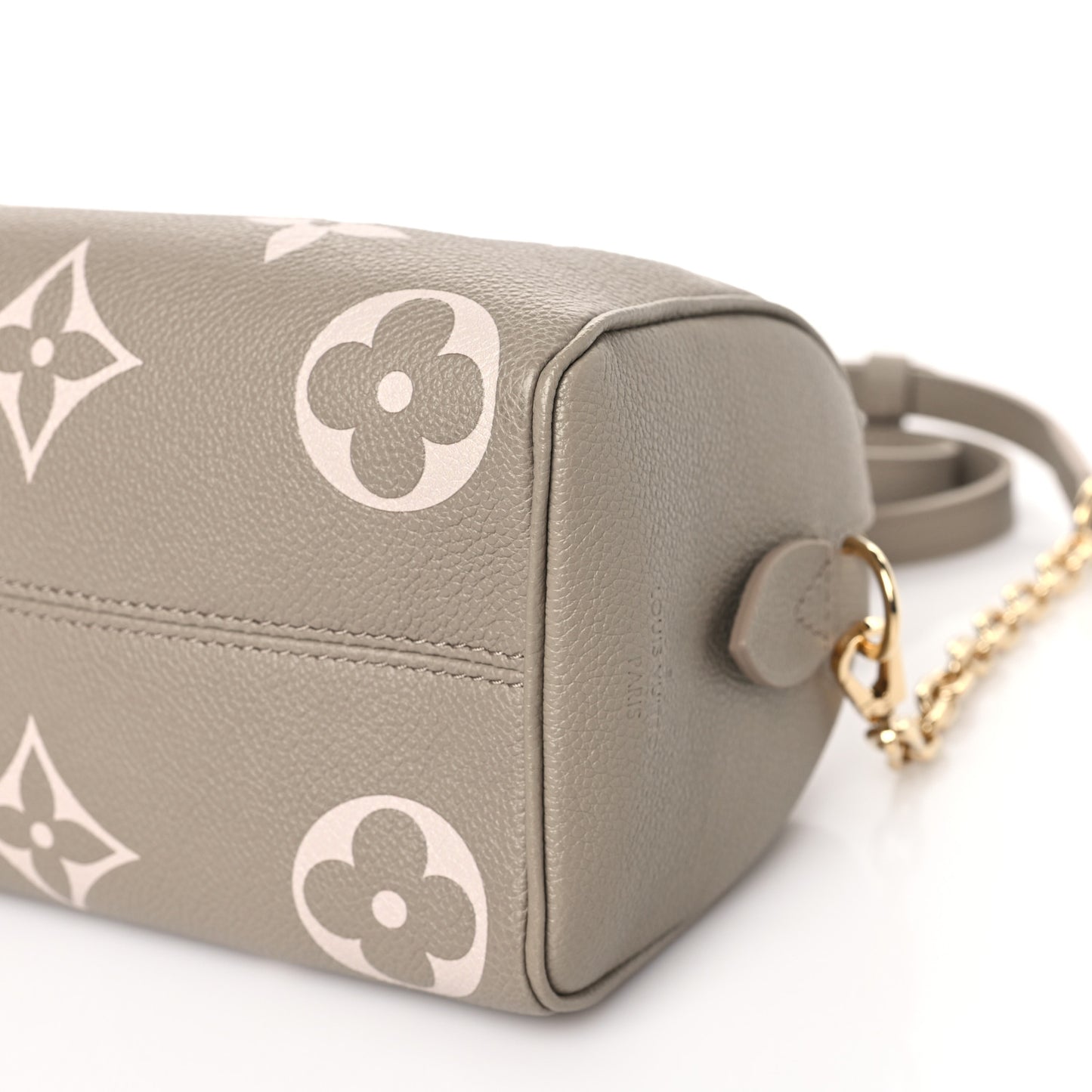Empreinte Monogram Giant Speedy Bandouliere 20 Creme Beige